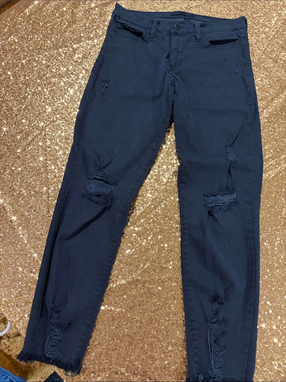 Flying Monkey black Distressed Skinny Jeans
